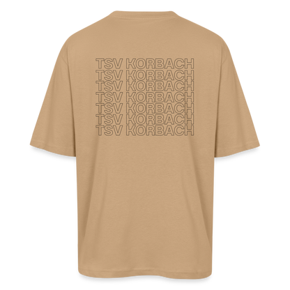 TSV 1850/09 Oversized T-Shirt (front- & backprint) - Beige