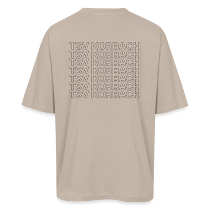 TSV 1850/09 Oversized T-Shirt (front- & backprint) - Sahara