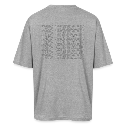 TSV 1850/09 Oversized T-Shirt (front- & backprint) - Grau meliert