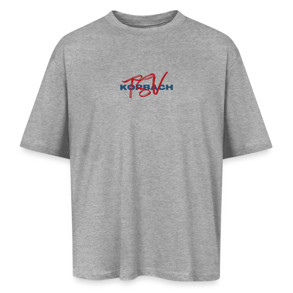 TSV Korbach Oversized Unisex T-Shirt - Grau meliert