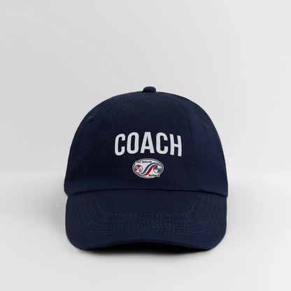 Baseballkappe Coach - Blau/Blau