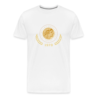 Männer Premium T-Shirt - weiß