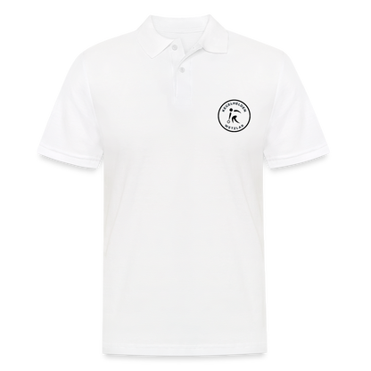 Kegelhelden Poloshirt - weiß