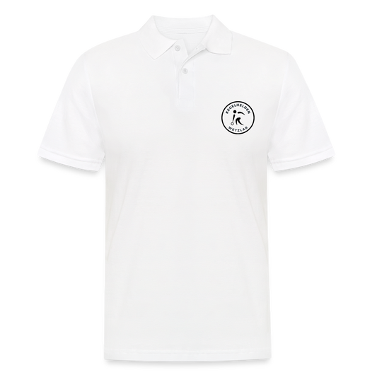 Kegelhelden Poloshirt - weiß