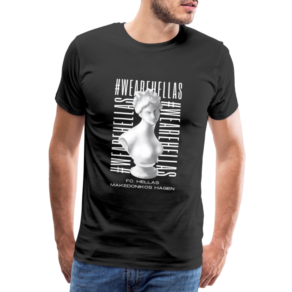 Greek SculptureT-Shirt - Schwarz
