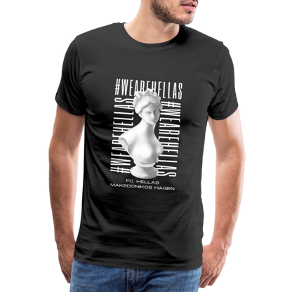 Greek SculptureT-Shirt - Schwarz