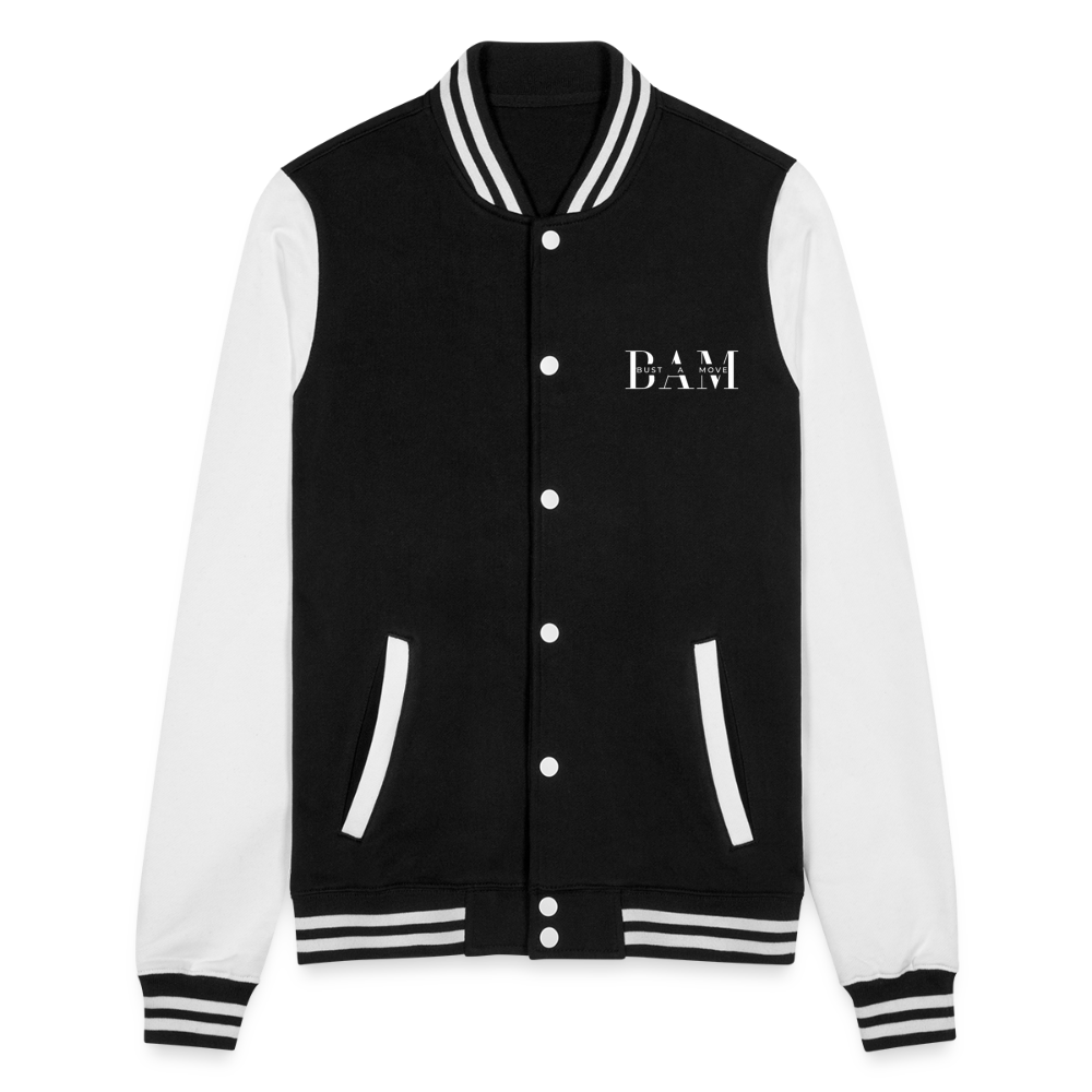 BAM College-Jacke - Schwarz/Weiß