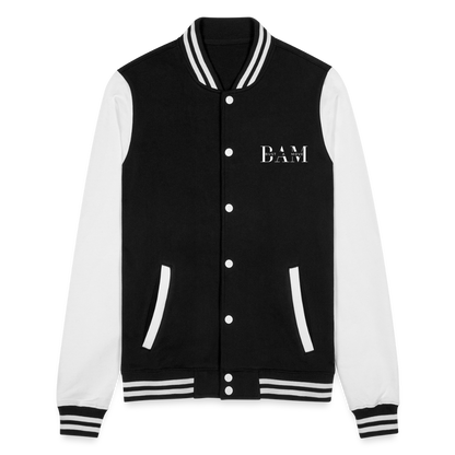 BAM College-Jacke - Schwarz/Weiß