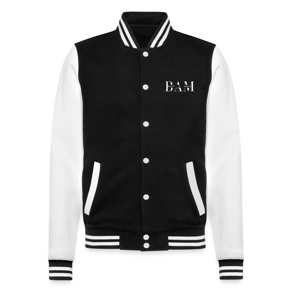BAM College-Jacke - Schwarz/Weiß