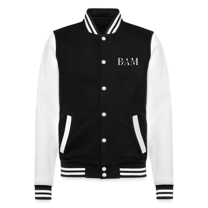 BAM College-Jacke - Schwarz/Weiß