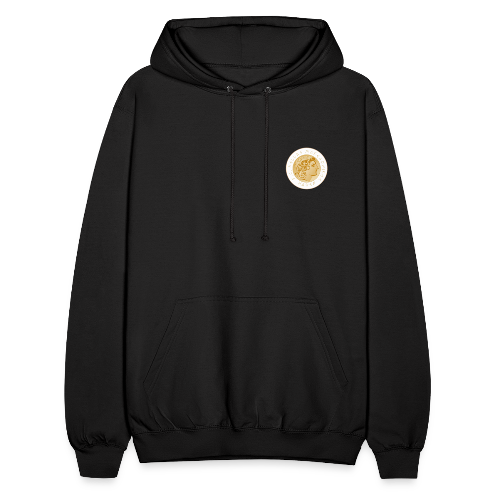 Hellas Unisex Hoodie - Schwarz