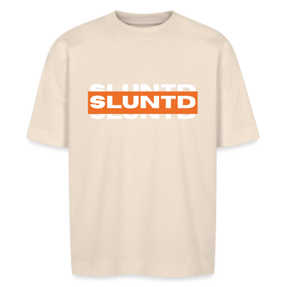 SLUNTD Oversize T-Shirt - Naturweiß