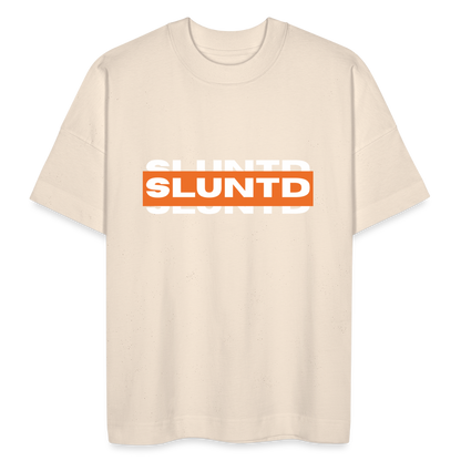 SLUNTD Oversize T-Shirt - Naturweiß