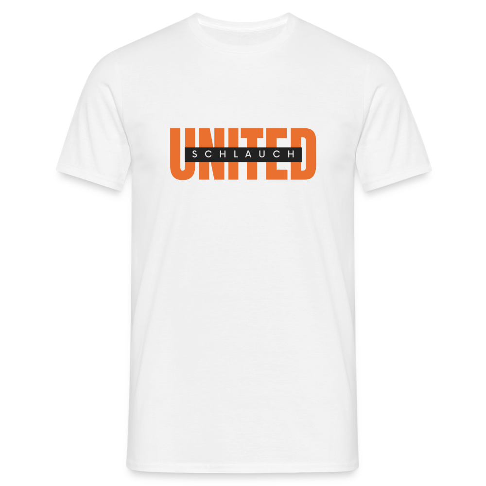 Schlauch United  T-Shirt - weiß