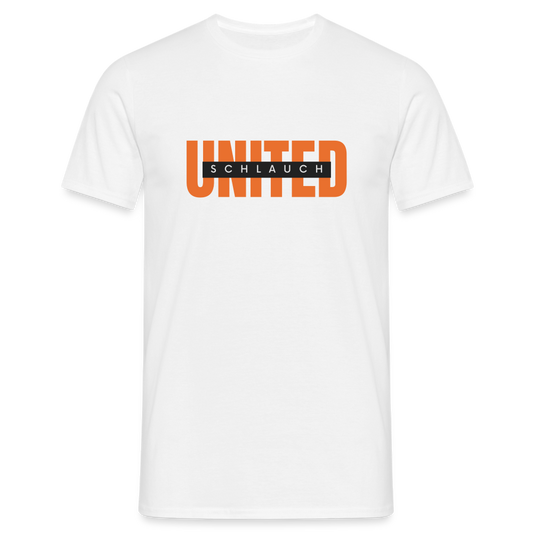 Schlauch United  T-Shirt - weiß
