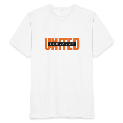 Schlauch United  T-Shirt - weiß