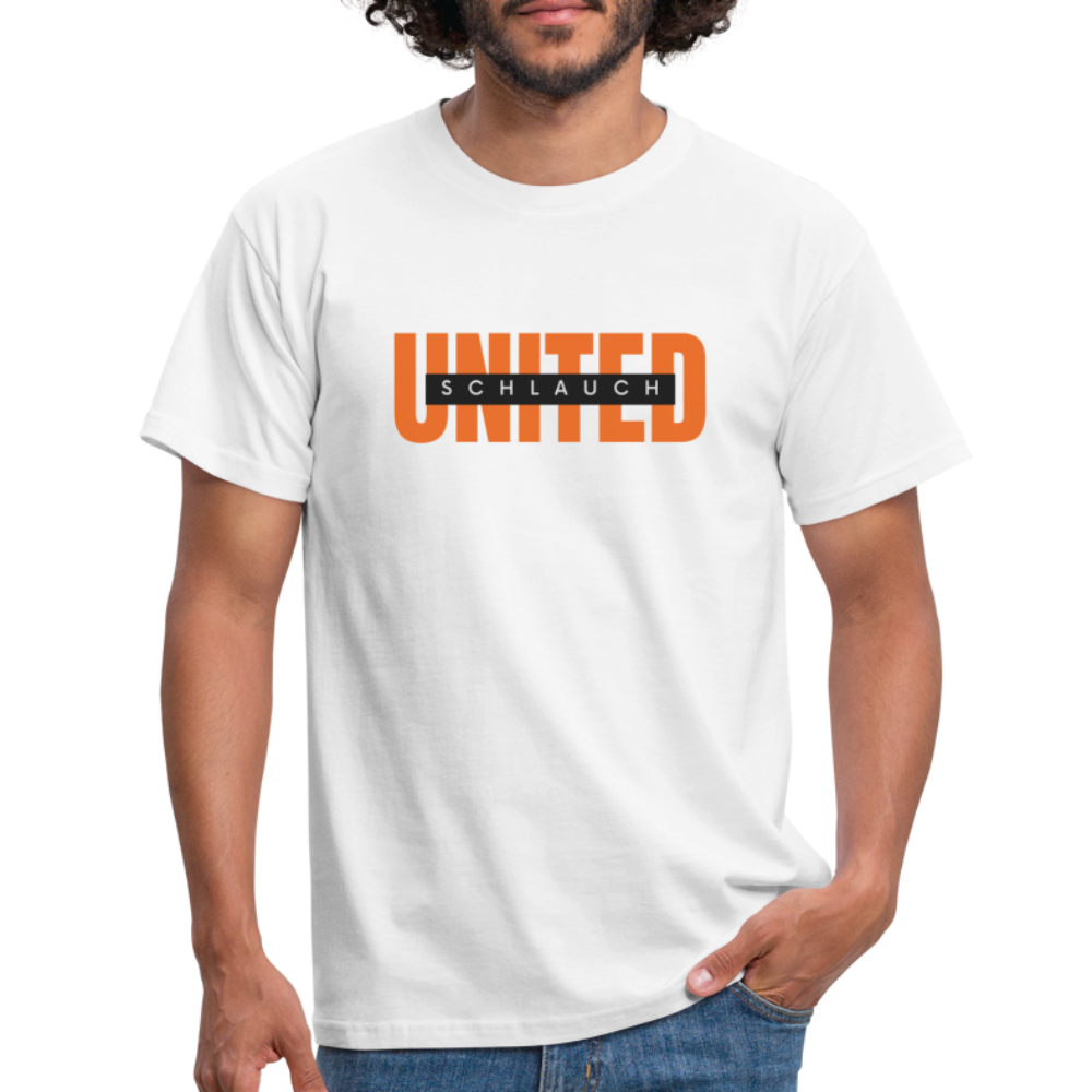 Schlauch United  T-Shirt - weiß