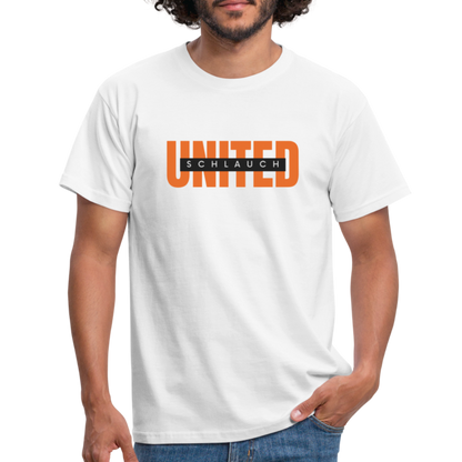 Schlauch United  T-Shirt - weiß