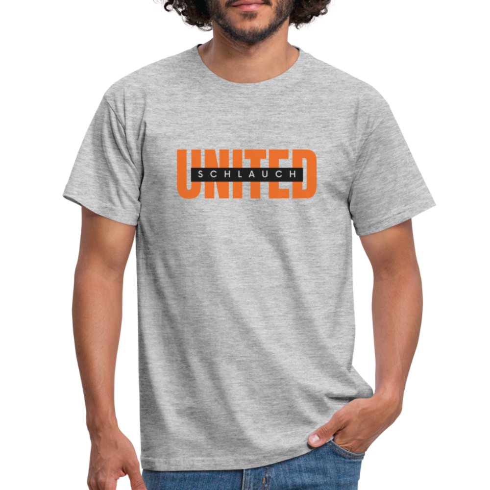Schlauch United  T-Shirt - Grau meliert