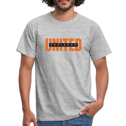 Schlauch United  T-Shirt - Grau meliert