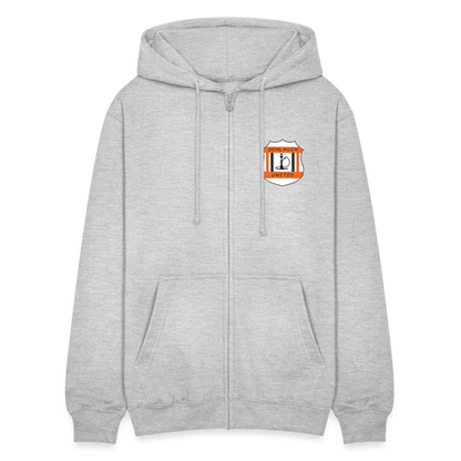 Schlauch United Sweatjacke - Hellgrau meliert