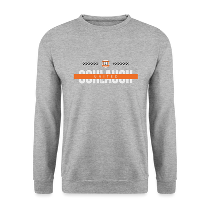 Schlauch United Unisex Pullover - Weißgrau meliert