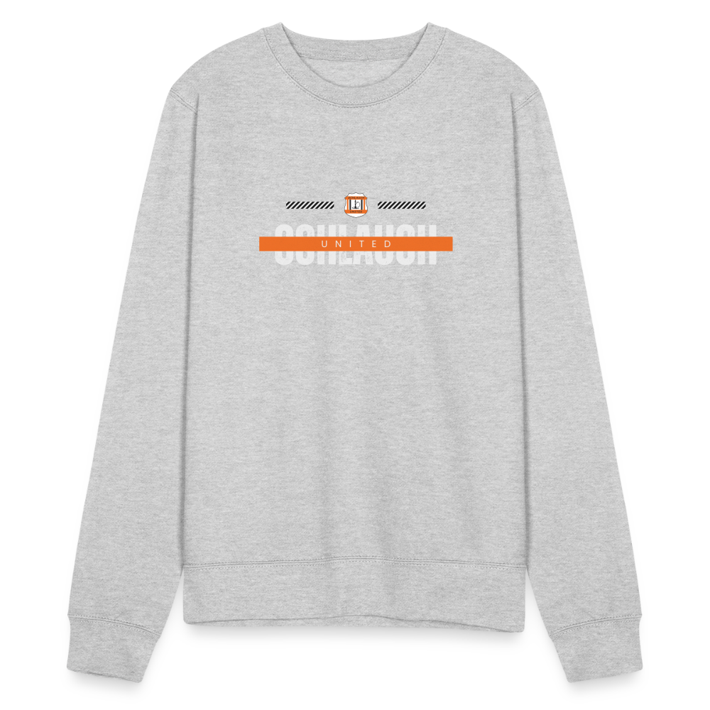Schlauch United Unisex Pullover - Weißgrau meliert