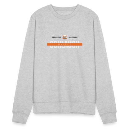 Schlauch United Unisex Pullover - Weißgrau meliert