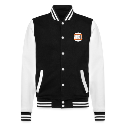 Schlauch United College-Sweatjacke - Schwarz/Weiß