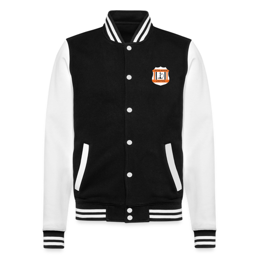 Schlauch United College-Sweatjacke - Schwarz/Weiß