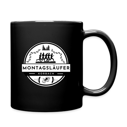 Montagsläufer Tasse - Schwarz