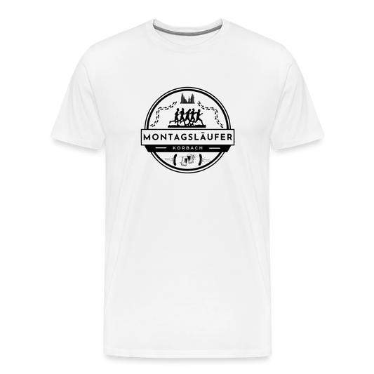 Männer Premium T-Shirt - weiß