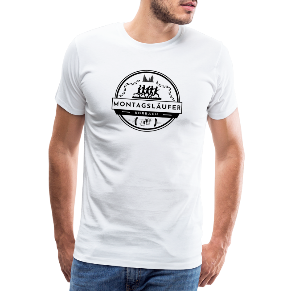 Männer Premium T-Shirt - weiß