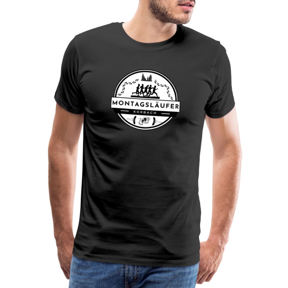 Männer Premium T-Shirt - Schwarz