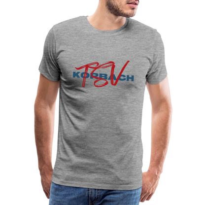 TSV rot/blau T-Shirt - Grau meliert