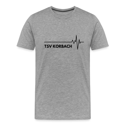 TSV Korbach (Herzschlag) T-Shirt - Grau meliert