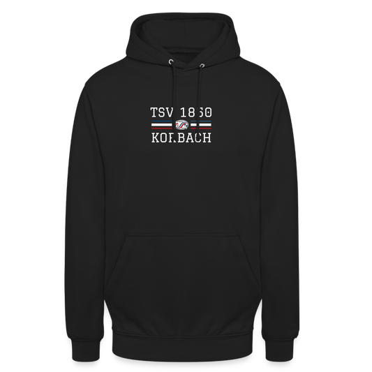TSV Korbach Logo & Schrift Hoodie - Schwarz
