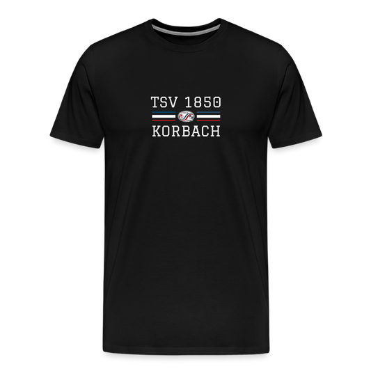 TSV Korbach Logo & Schrift T-Shirt - Schwarz