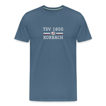 TSV Korbach Logo & Schrift T-Shirt - Blaugrau