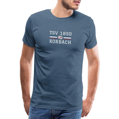 TSV Korbach Logo & Schrift T-Shirt - Blaugrau