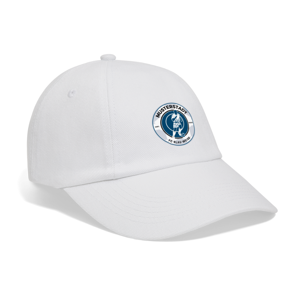 Baseballkappe mit Logo - Weiß/Weiß