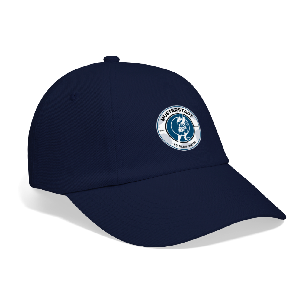 Baseballkappe mit Logo - Blau/Blau
