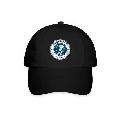 Baseballkappe mit Logo - Schwarz/Schwarz