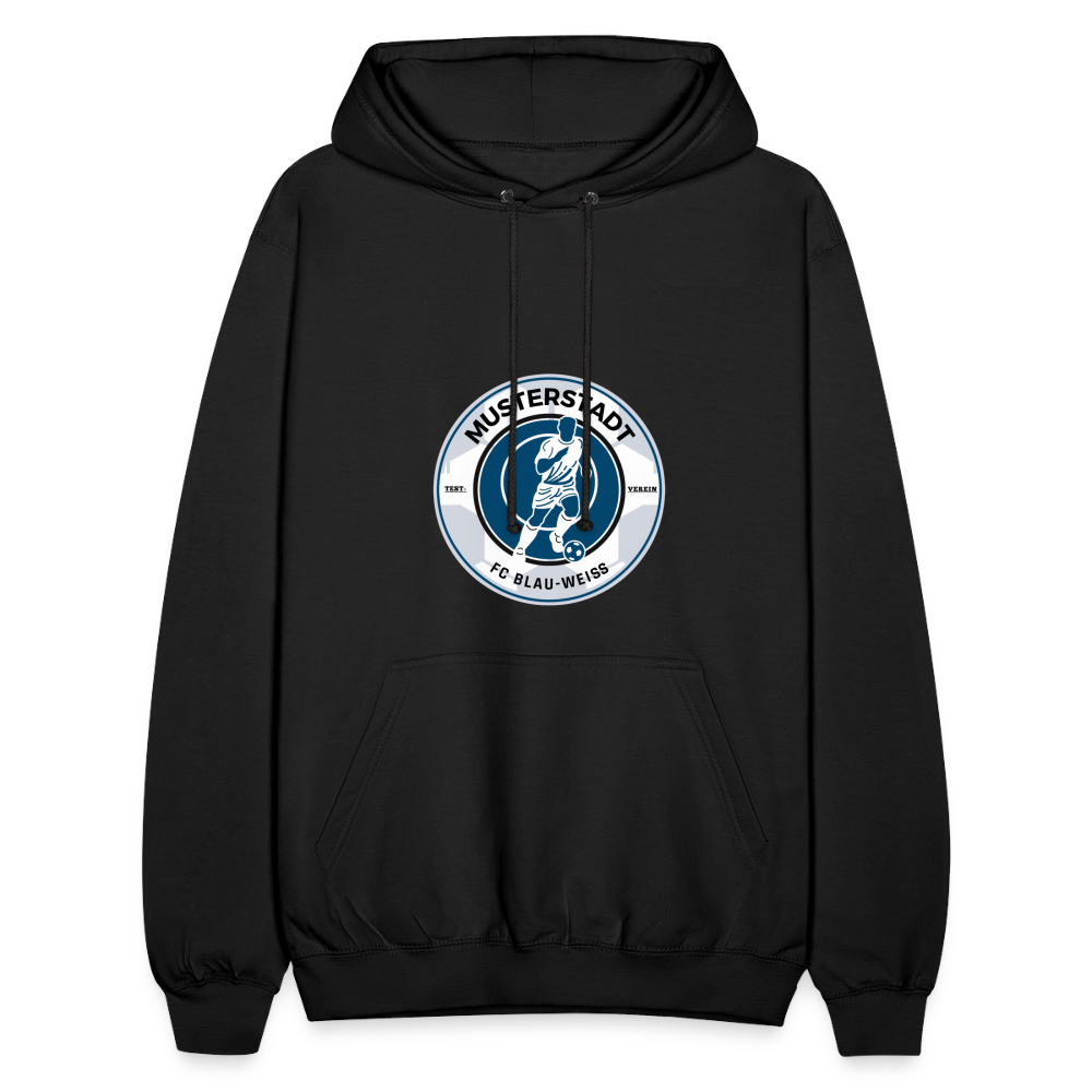 Hoodie mit Logo - Schwarz