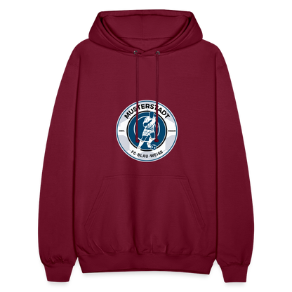 Hoodie mit Logo - Bordeaux