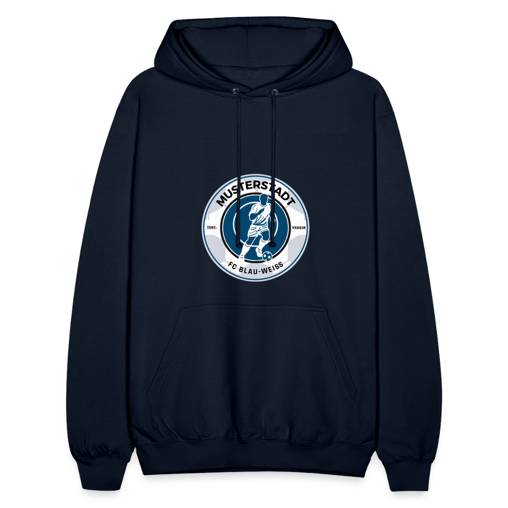 Hoodie mit Logo - Navy