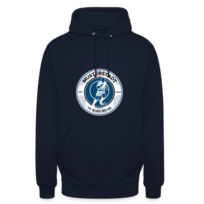 Hoodie mit Logo - Navy