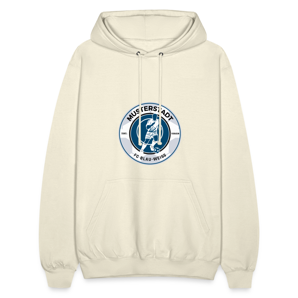 Hoodie mit Logo - Vanille-Milchshake