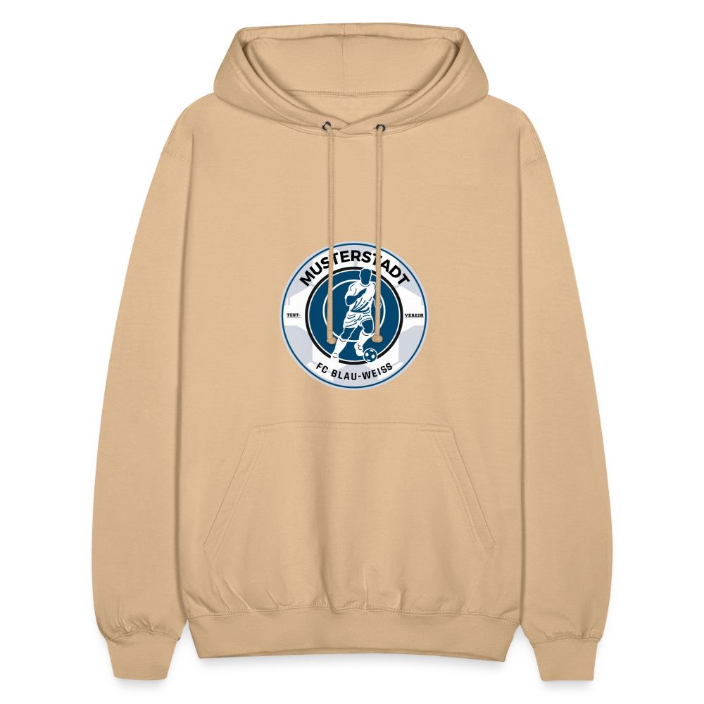 Hoodie mit Logo - Beige