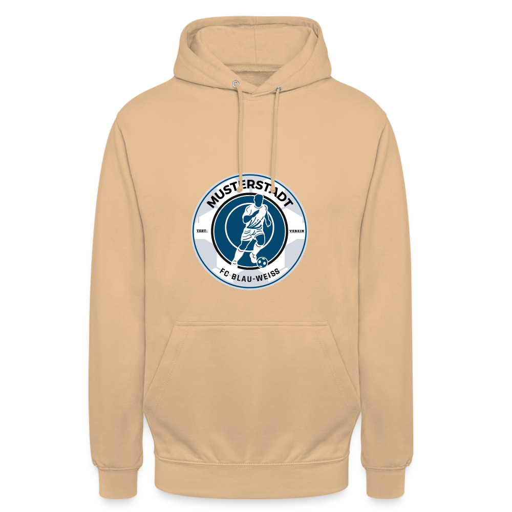 Hoodie mit Logo - Beige